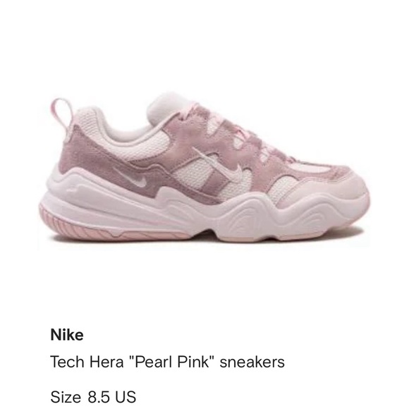 SOLD Nike Tech Hera Pearl Pink Sneakers - Picture 1 of 7